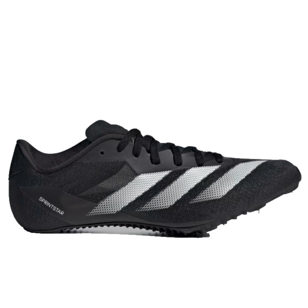 Adidas Adizero Sprintstar Track Spikes Core‎ Black White Mens 10 UK 9 EU 44